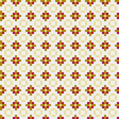 Abstract Cross Pattern generative computational art illustration