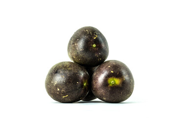 fruit passion sur fond blanc fruit exotique