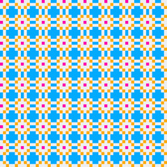 Abstract Cross Pattern generative computational art illustration