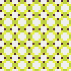 Abstract Cross Pattern generative computational art illustration