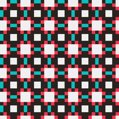 Abstract Cross Pattern generative computational art illustration