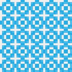 Abstract Cross Pattern generative computational art illustration