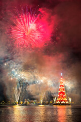 Naklejka premium Celebrating Christmas.