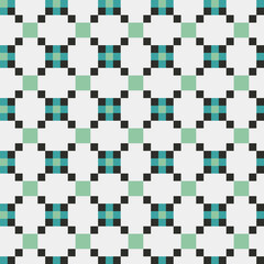 Abstract Cross Pattern generative computational art illustration