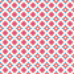 Abstract Cross Pattern generative computational art illustration