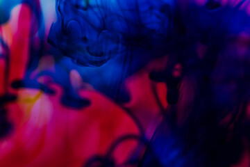 colorful background with liquid