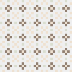 Abstract Cross Pattern generative computational art illustration