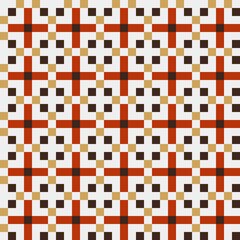 Abstract Cross Pattern generative computational art illustration