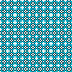 Abstract Cross Pattern generative computational art illustration