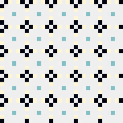 Abstract Cross Pattern generative computational art illustration