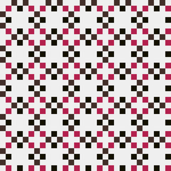 Naklejka premium Abstract Cross Pattern generative computational art illustration