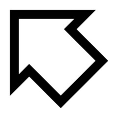 Up arrow symbol icon vector for web and application in a black flat color pictogram illustration