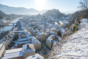 winter in the mountains