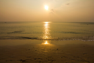Fototapeta premium sunset at sea, zanzibar
