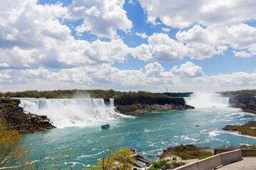 Niagara Falls, the Canadian side.