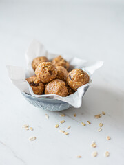 Peanut Apple And Raisin Oat Balls, Morning Energy Breakfast