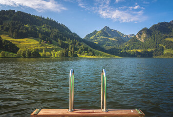 Schwarzsee Lac Noir Canton Fribourg