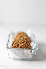 Banana Pear Oat Cookies, Morning Breakfast Biscuits