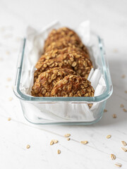 Banana Pear Oat Cookies, Morning Breakfast Biscuits