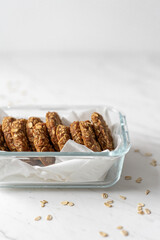 Banana Pear Oat Cookies, Morning Breakfast Biscuits