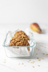 Banana Pear Oat Cookies, Morning Breakfast Biscuits