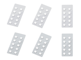 薬のシートのイラスト_錠剤