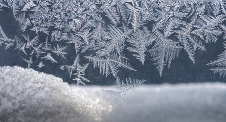 frost on the window