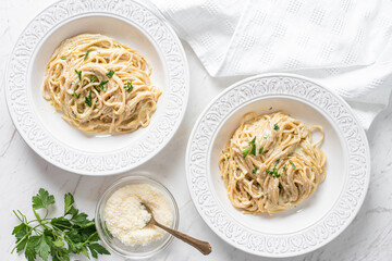 Cheesy Spaghetti Pasta, Zucchini and Parmesan