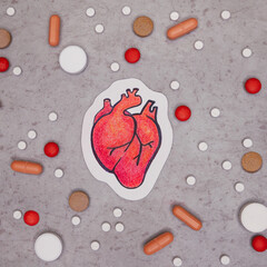 Treatment and prevention of heart diseases with pills.