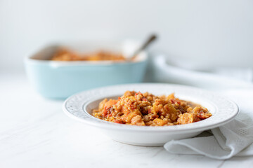 Coconut Red Lentil Curry, Butternut Squash and Carrots