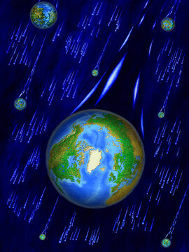 Water is the symbol of Life.
The presence of Water guarantees the existence of Life.
Rain is a natural phenomenon.
Every drop of Water carries Life.
The rain of the universe is endless.
