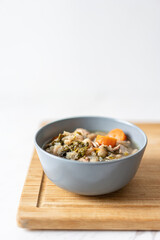 Lamb and Beans Stew with Leeks, Carrots and Butterbeans