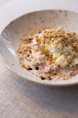 
Cottage cheese with granola