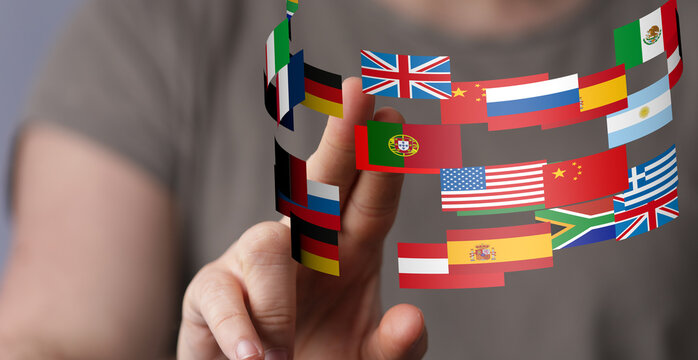 International world flag 3d digital