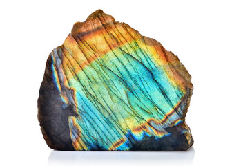 Sample of Amazing rare colorful iridescence Blue Labradorite/Spectrolite gemstone rough or geode....