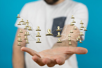 team hierarchy connection group digital