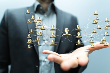 team hierarchy connection group digital