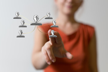 team hierarchy connection group digital
