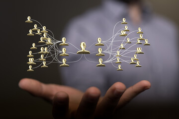 team hierarchy connection group digital