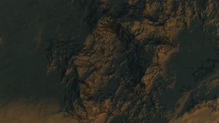 abstract cosmic texture, top view of alien planet, texture of th exo planet, abstract texture 3d render