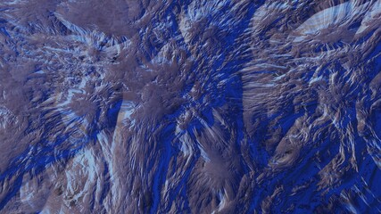 abstract cosmic texture, top view of alien planet, texture of th exo planet, abstract texture 3d render