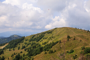 landscape with clouds
