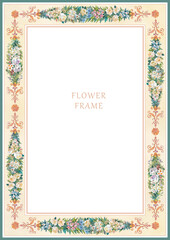 Flower plant frame for decor.