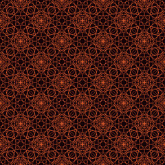 Intricate Middle Eastern Desert Seamless Pattern