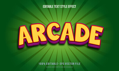 kids theme text style.  Vector editable text style effect.