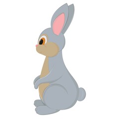 easter bunny with a carrot