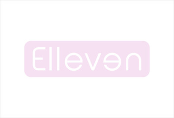 elleven logo design vector template