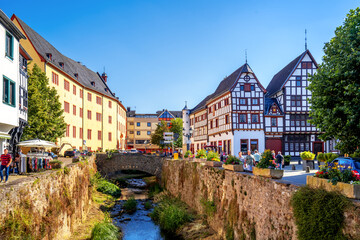 Fototapeta premium Markt, Bad Muenstereifel, Eifel, Deutschland 