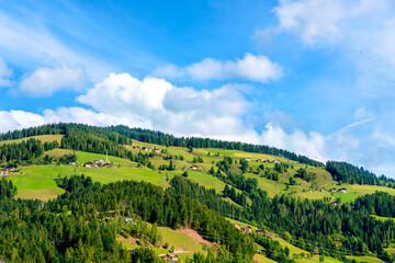 Austria, Alps. Majestic mountain view from the top