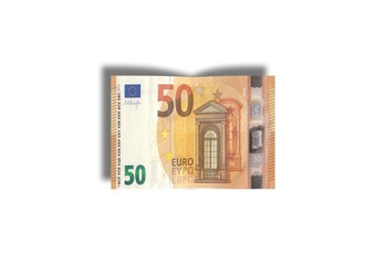 Stack of fifties euro bills
